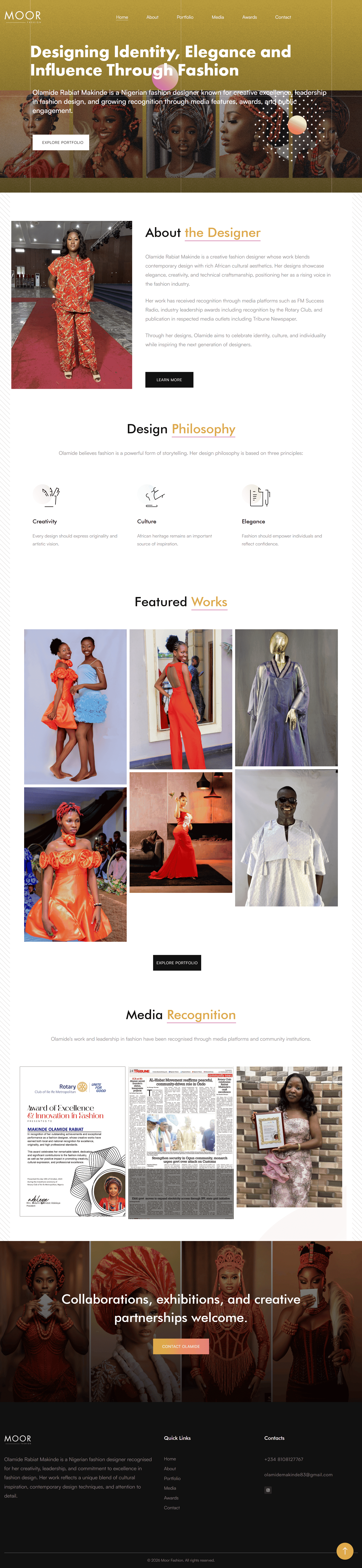 Vero & Co. portfolio project by a web design company in Lagos